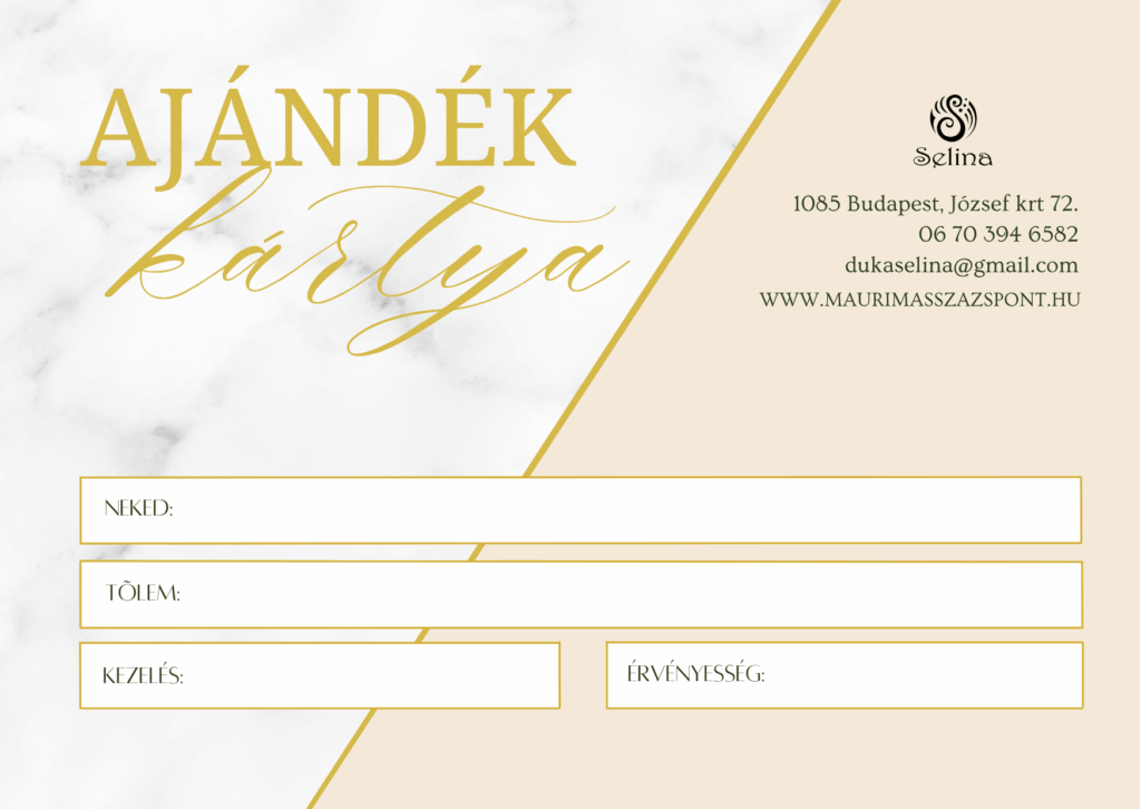 Gift Voucher Selina